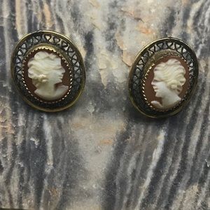 Antique Cameo earrings!